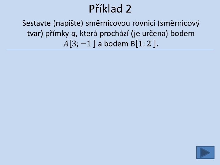 Příklad 2 