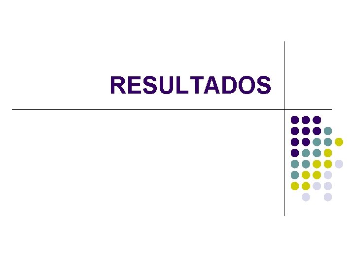 RESULTADOS RESULTADOS