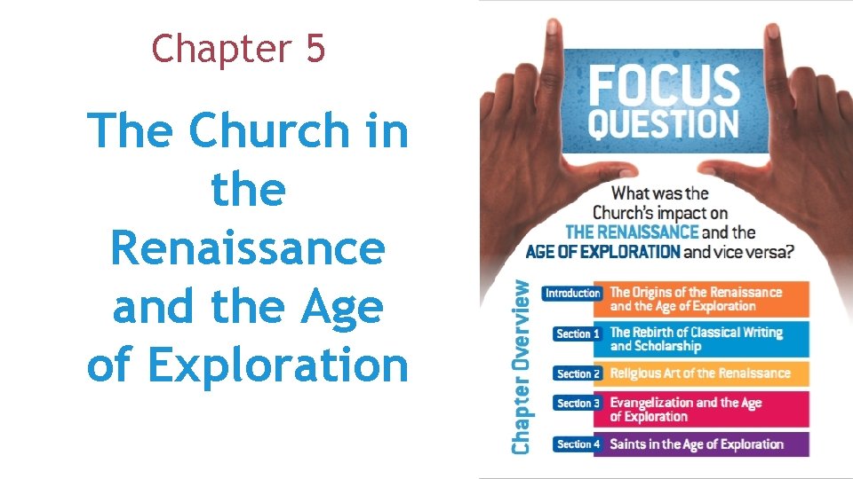 Chapter 5 The Church in the Renaissance and the Age of Exploration 