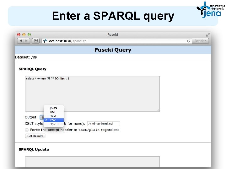 Enter a SPARQL query 