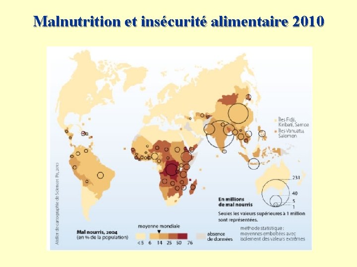 Malnutrition et insécurité alimentaire 2010 