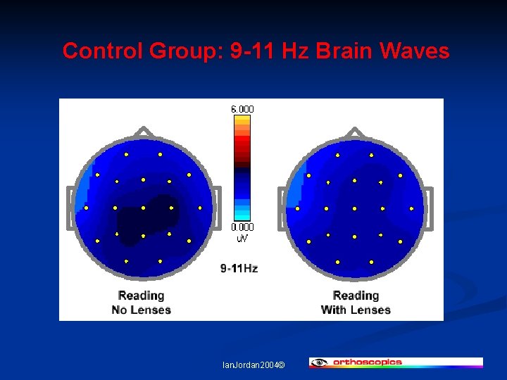 Control Group: 9 -11 Hz Brain Waves Ian. Jordan 2004© 