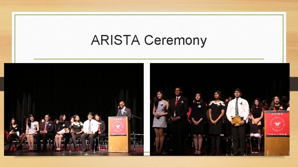 ARISTA Ceremony 