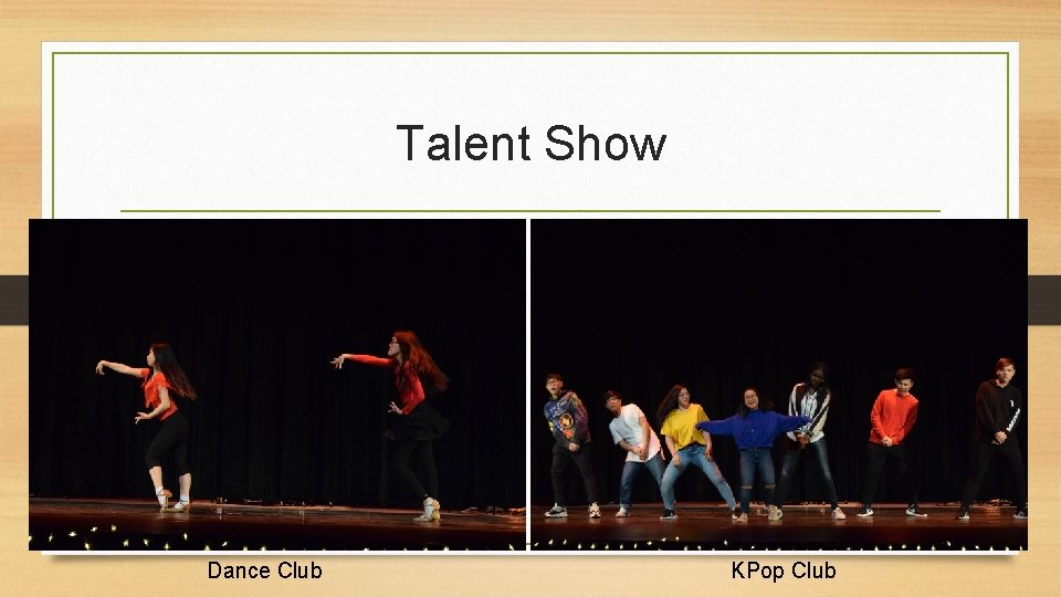 Talent Show Dance Club KPop Club 