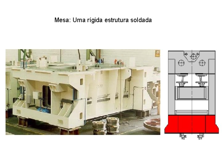 Mesa: Uma rígida estrutura soldada 