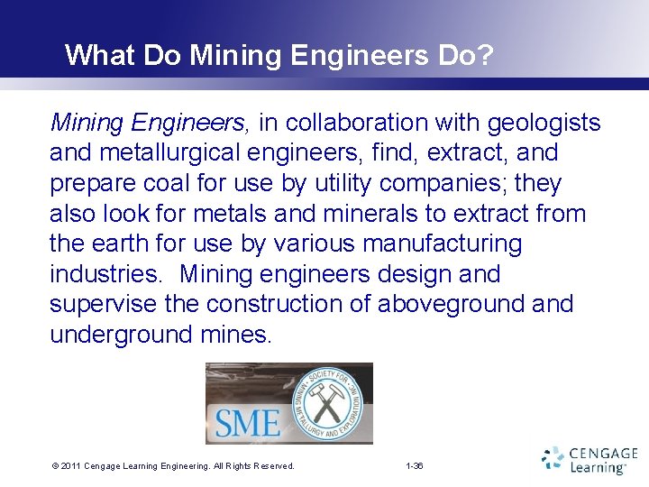 What Do Mining Engineers Do? Mining Engineers, in collaboration with geologists and metallurgical engineers,