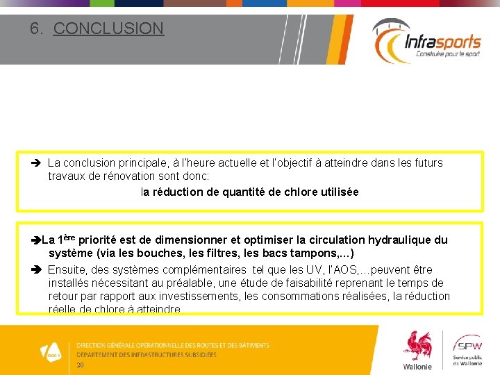 6. CONCLUSION La conclusion principale, à l’heure actuelle et l’objectif à atteindre dans les