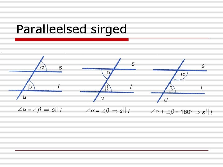 Paralleelsed sirged 