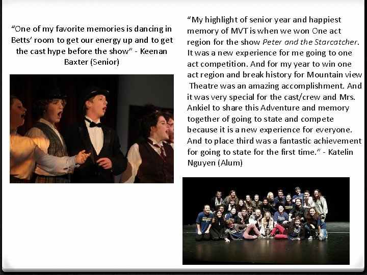 “One of my favorite memories is dancing in Betts’ room to get our energy