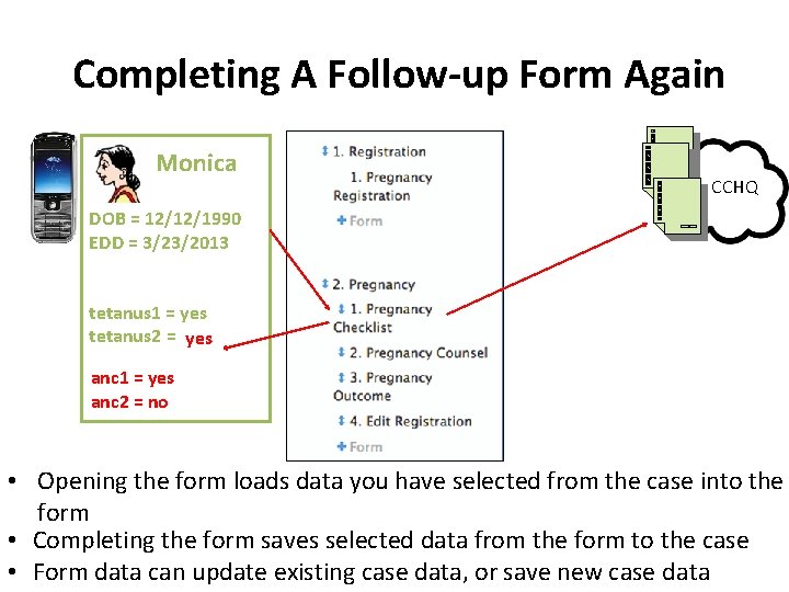Completing A Follow-up Form Again Monica CCHQ DOB = 12/12/1990 EDD = 3/23/2013 tetanus