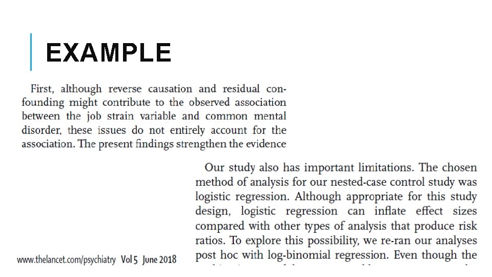 EXAMPLE EXAMPLE