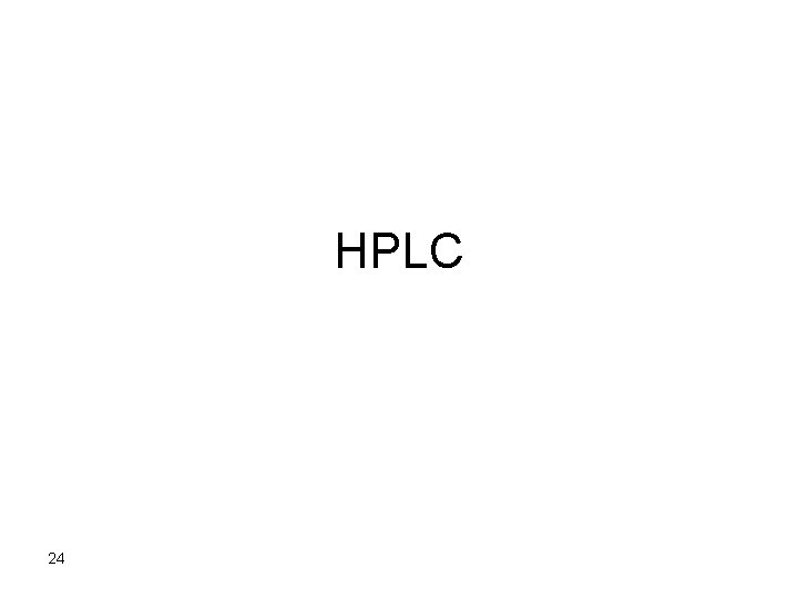 HPLC 24 