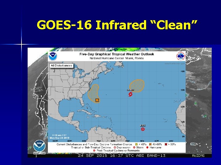 GOES-16 Infrared “Clean” 