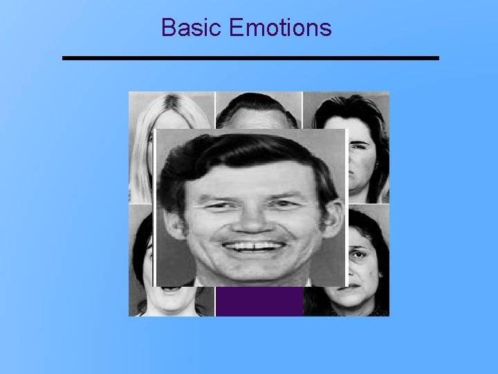 Basic Emotions Basic Emotions