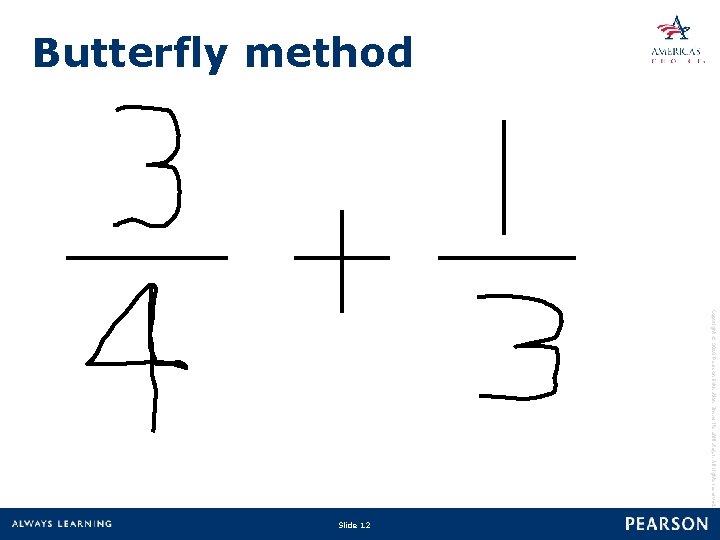 Butterfly method Copyright © 2010 Pearson Education, Inc. or its affiliate(s). All rights reserved.
