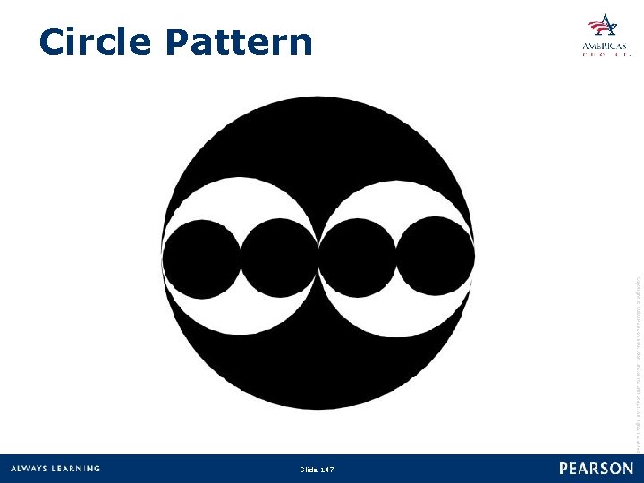 Circle Pattern Copyright © 2010 Pearson Education, Inc. or its affiliate(s). All rights reserved.