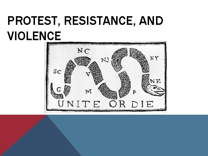 PROTEST, RESISTANCE, AND VIOLENCE 