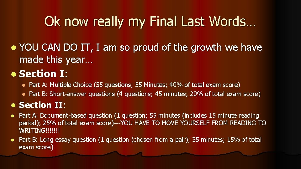 Ok now really my Final Last Words… l YOU CAN DO IT, I am Ok now really my Final Last Words… l YOU CAN DO IT, I am