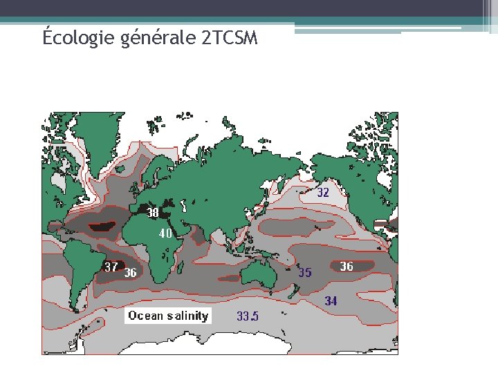 Écologie générale 2 TCSM 