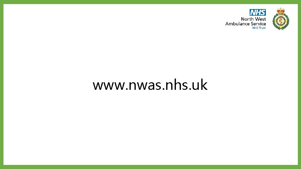 www. nwas. nhs. uk 