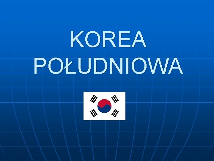 KOREA POŁUDNIOWA 