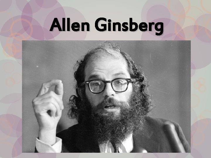 Allen Ginsberg 