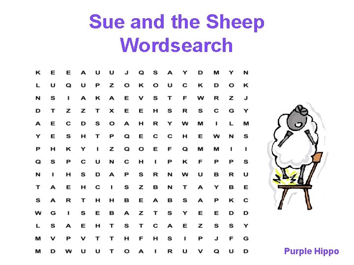 Sue And The Sheep Pronunciation Activities For The