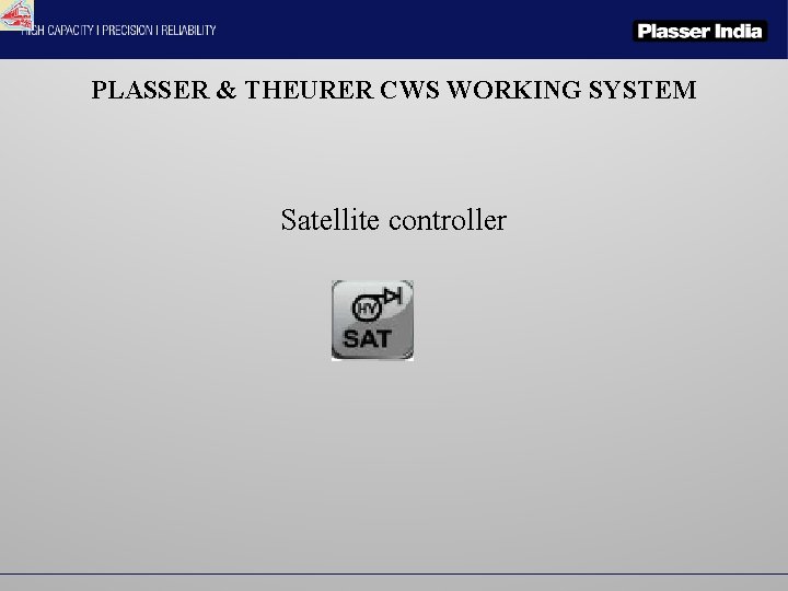 PLASSER & THEURER CWS WORKING SYSTEM Satellite controller 
