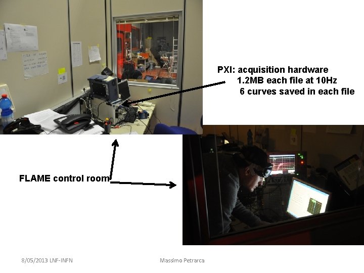 PXI: acquisition hardware 1. 2 MB each file at 10 Hz 6 curves saved PXI: acquisition hardware 1. 2 MB each file at 10 Hz 6 curves saved