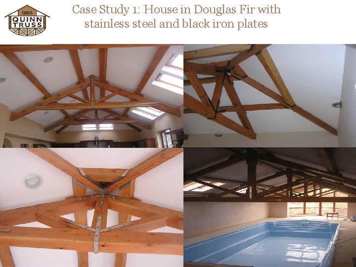 Case Study 1: House in Douglas Fir with stainless steel and black iron plates