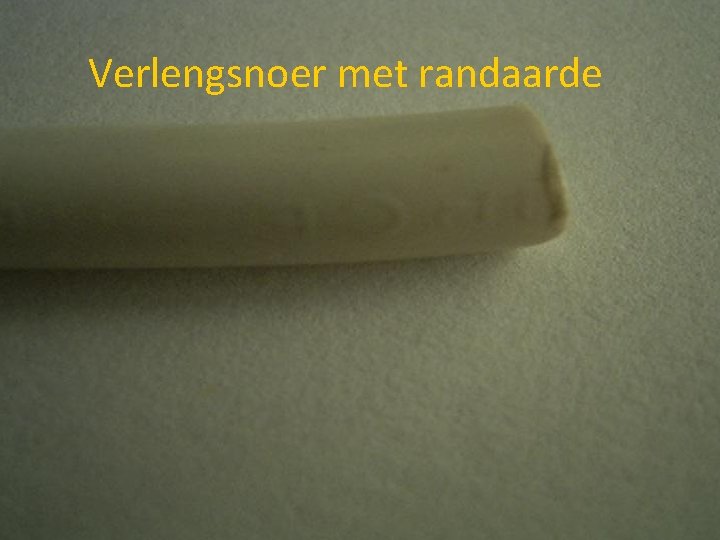 Verlengsnoer met randaarde 