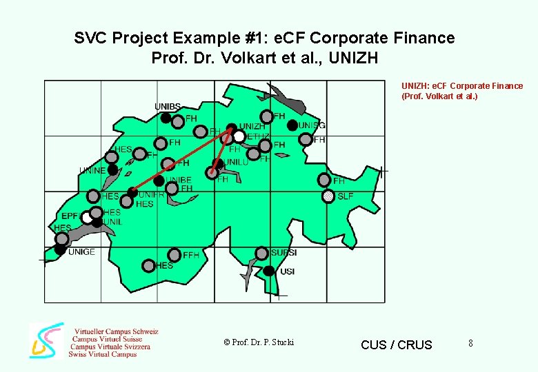 SVC Project Example #1: e. CF Corporate Finance Prof. Dr. Volkart et al. ,