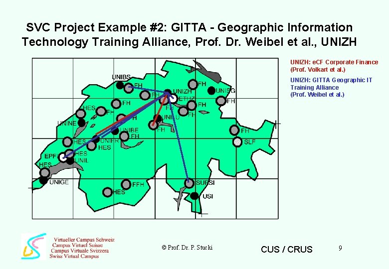 SVC Project Example #2: GITTA - Geographic Information Technology Training Alliance, Prof. Dr. Weibel