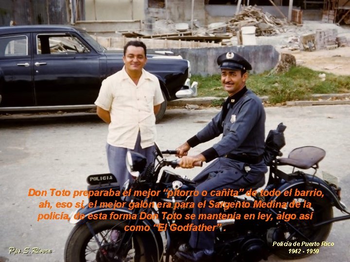  Don Toto preparaba el mejor “pitorro o cañita” de todo el barrio, ah,