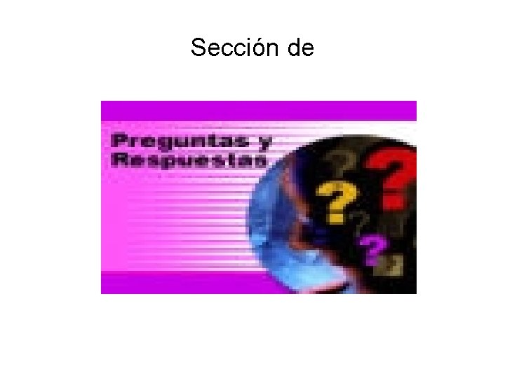 Sección de 