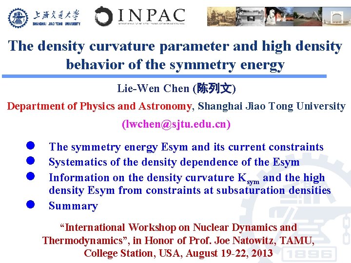 The density curvature parameter and high density behavior of the symmetry energy Lie-Wen Chen