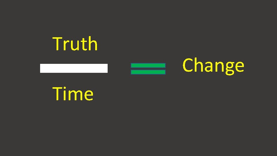 Truth Time Change Truth Time Change