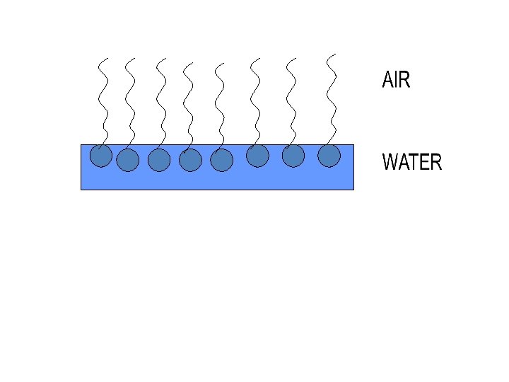 For the amphiphile to be conentrated at the interface , it must be balanced