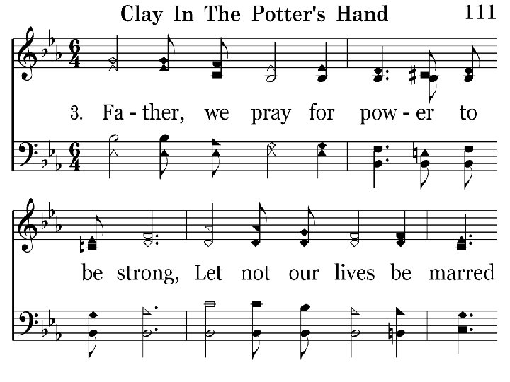 111 - Clay In The Potter's Hand - 3. 1 111 - Clay In The Potter's Hand - 3. 1
