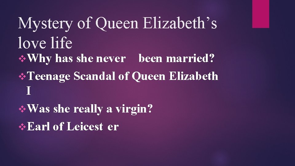 Mystery of Queen Elizabeth’s love life v. Why has she never been married? v.