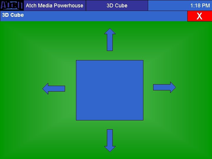 Atch Media Powerhouse 3 D Cube 1: 18 PM X 