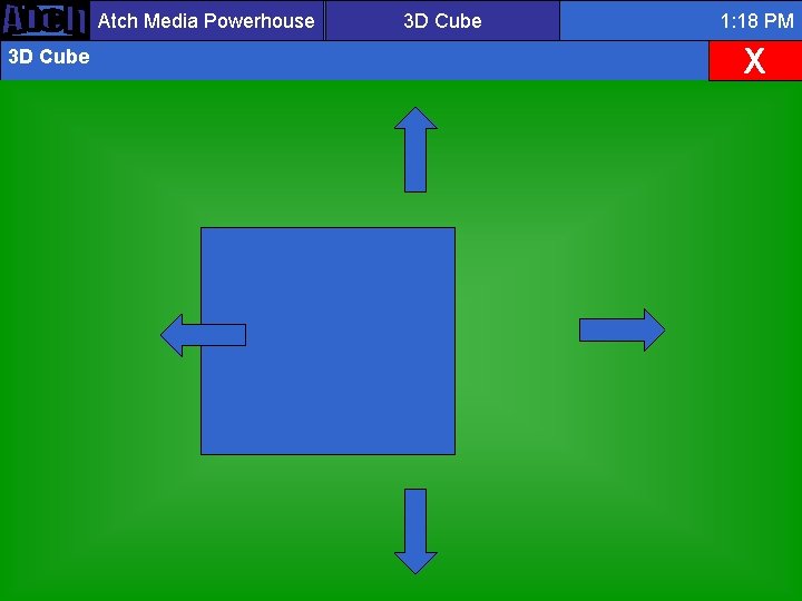 Atch Media Powerhouse 3 D Cube 1: 18 PM X 