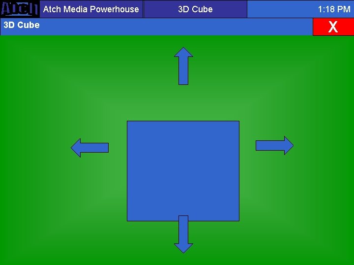 Atch Media Powerhouse 3 D Cube 1: 18 PM X 