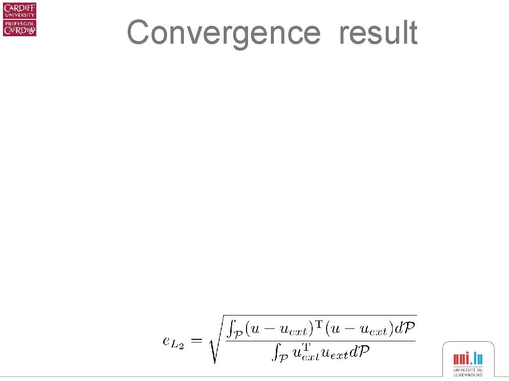 Convergence result 