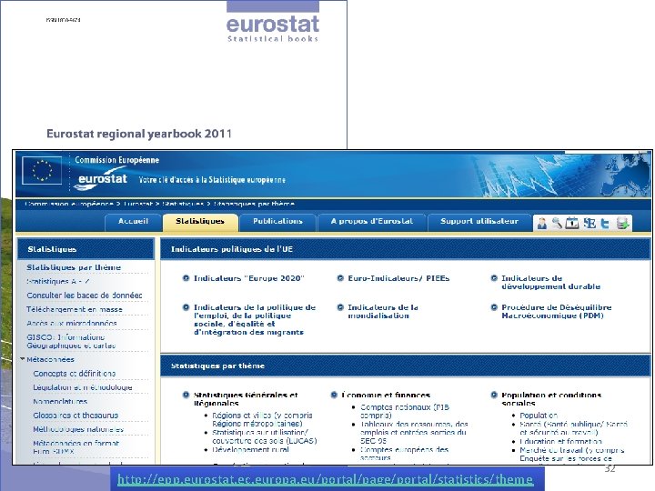 http: //epp. eurostat. ec. europa. eu/portal/page/portal/statistics/theme 32 