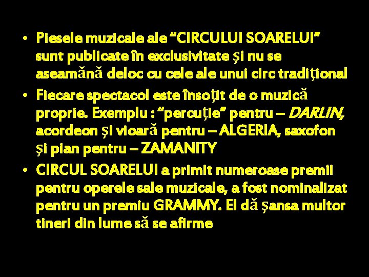  • Piesele muzicale “CIRCULUI SOARELUI” sunt publicate în exclusivitate şi nu se aseamănă