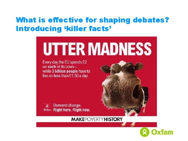 What is effective for shaping debates? Introducing ‘killer facts’ 