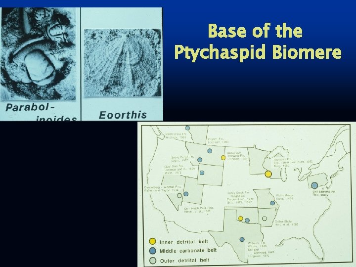 Base of the Ptychaspid Biomere 