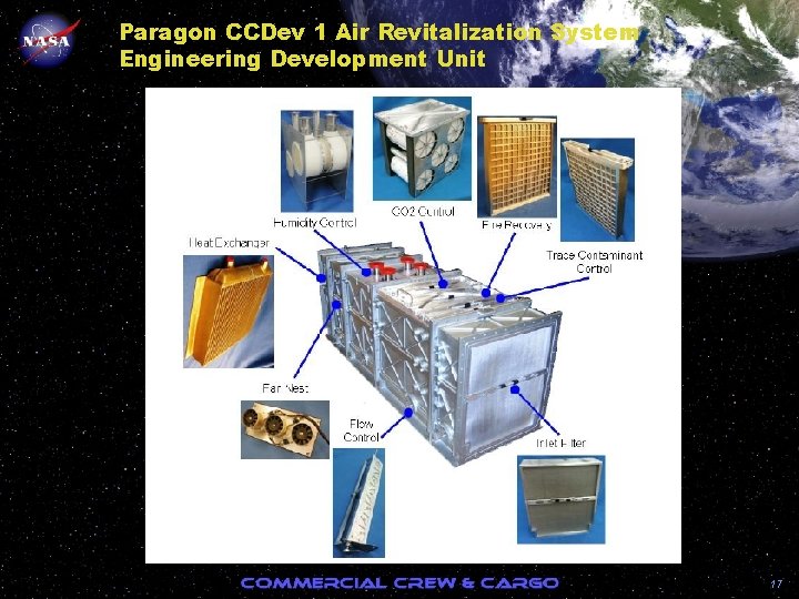 Paragon CCDev 1 Air Revitalization System Engineering Development Unit 17 