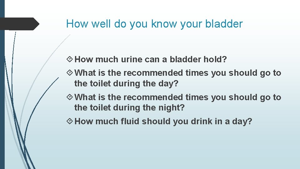 How well do you know your bladder How much urine can a bladder hold?